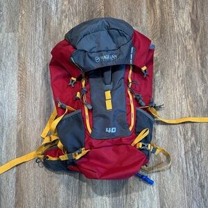 Magellan Outdoors Red and Gray 4L Hiking Backpack